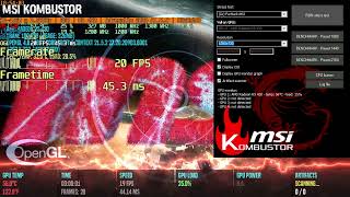 MSI Kombustor Tutorial for Stable GPU Overclock Tuning [upl. by Olyhs]