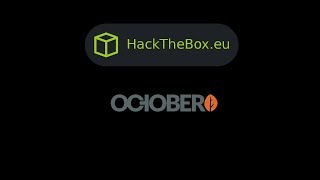 HackTheBox  October [upl. by Aihsenal547]