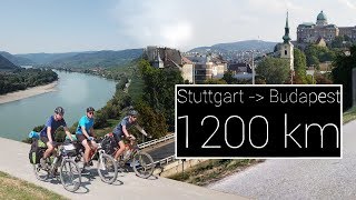 Mit dem Fahrrad nach Budapest  1200 km durch 4 Länder  Donauradweg [upl. by Oikim]