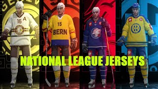 NHL 21  ALL NATIONAL LEAGUE JERSEYS [upl. by Rush392]