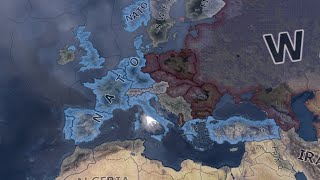 NATO vs Warsaw Pact  HOI4 Timelapse [upl. by Rosemary796]