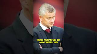 Ole Gunnar Solskjær on being sacked by Man Utd 😢 football manutd solskjaer [upl. by Pantin]