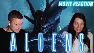 ALIENS  is A BRILLIANT Sequel  MOVIE REACTION  First time watching [upl. by Atsyrhc]