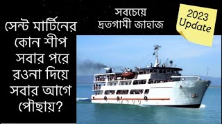 টেকনাফ থেকে সেন্টমার্টিন জাহাজ। The Atlantic Cruise Ship for Teknaf to Saint Martin 2023 Update [upl. by Lemon745]