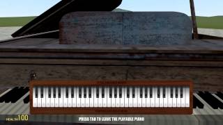 GMod  Custom Playable Piano Sound 2  Maestro Concert Grand Piano [upl. by Kelwin]