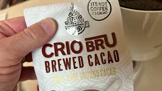 A review of Crio Bru ground cacao beverage [upl. by Lak384]