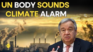 New IPCC report on climate change UN Chief says humanity is on thin ice  Global Warming  WION [upl. by Ttezzil]