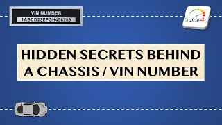 Hidden Secrets Behind a Chassis  VIN Number  How to read a Chassis number [upl. by Lyford291]