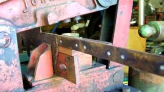 Sickle Bar Mower Repair with Johnson Sickle Servicer [upl. by Alexandr]