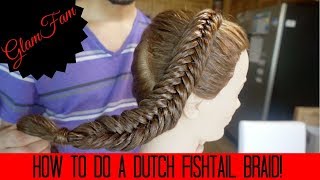 How to do Dutch Fishtail Braids [upl. by Zampardi619]