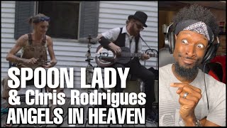 She Is Playing With a Spoon Chris Rodrigues amp The Spoon Lady  Angels In Heaven  Reaction [upl. by Yehtomit43]