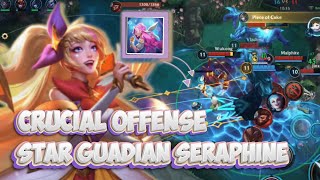 INSANE ULTIMATE TEAMFIGHT Star Guardian Seraphine Support Gameplay  Wild Rift BuildRunes [upl. by Chappy]