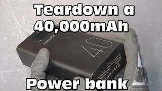 Review amp teardown of a Romoss 40000mAh USB power bank [upl. by Llertnod]