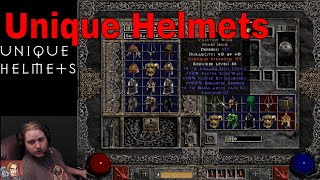 Hyped for D2R  Unique Helmets [upl. by Lirba188]