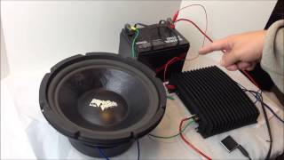 Rockford Fosgate Punch Pro SPP124 Subwoofer Unboxing Demo Old School [upl. by Allemac]