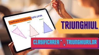 Triunghiul Clasificarea triunghiurilor cu GeoGebra [upl. by Brelje]