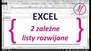 Excel Dwie zależne listy rozwijane i formuła tablicowa [upl. by Ekim404]