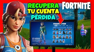 Como RECUPERAR tu Cuenta PERDIDA de Fortnite RÁPIDO ✅ Recuperar CUENTA ELIMINADA ps5xboxswitch [upl. by Onairda]