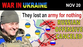 20 Nov BRUTAL DEFEAT Russians ARREST ALL GENERALS Siversk Offensive Ended  War in Ukraine [upl. by Alrep692]