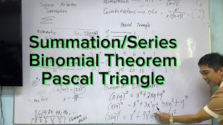 Summation  Series  Binomial Expanssion  Pascal Triangle [upl. by Sall]