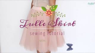 DIY TULLE SKIRT [upl. by Arlo400]