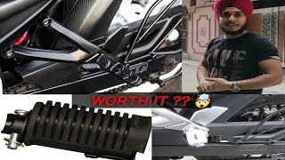 How to change motorcycle footrest  pulsar ls135 [upl. by Lledyl]