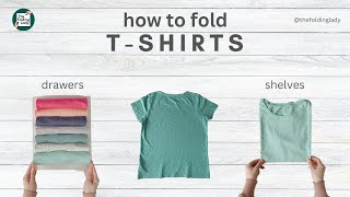 How to fold tshirts [upl. by Yenor]