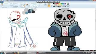 Horrortale Sans Speedpaint [upl. by Tarra961]