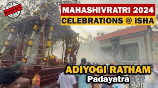 🔴Mahashivratri 2024 Celebration At Isha Yoga Center  Adiyogi Ratham Padayatra  Sadhguru [upl. by Ahsimed756]