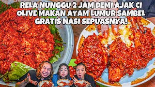 CI OLIV NANGIS MAKAN AYAM SUPER PEDES BERLUMUR SAMBAL CABE DAN GRATIS NASI SEPUASNYA JFD EPS 2 [upl. by Joceline]