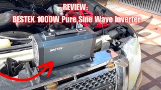 Power Up Anywhere with the BESTEK 1000W Pure Sine Wave Inverter ⚡🚗 [upl. by Josey]