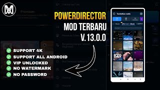 Review Powerdirector MOD Terbaru V1300  No Watermark [upl. by Emmeram]