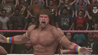 Ultimate Warrior vs Rick Rude  WWE 2K24  PS5 [upl. by Pliam]