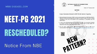 NEETPG 2021 Deferred  Will NEET PG 2021 be Rescheduled Will Pattern of exam be changed [upl. by Elsi]