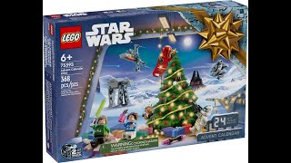 LEGO Instructions  Star Wars  75395  LEGO Star Wars Advent Calendar 2024  Seasonal [upl. by Esialb617]