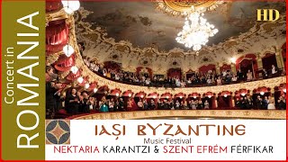 Agni Parthene Nektaria Karantzi amp St Ephraim Choir from Hungary Iasi Byzantine Music Festival [upl. by Elladine217]