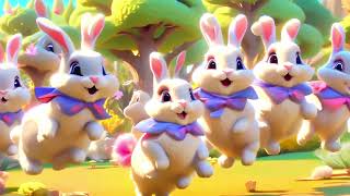 quotBouncy Bunnies Hop Hop Song  Fun Kids Dance amp Rhymequot kiddlejelly nurseryrhymes kids [upl. by Annahaj]