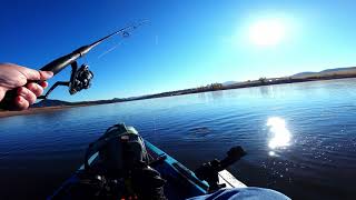 Kayak fishing at Deweese Reservoir [upl. by Rosy]