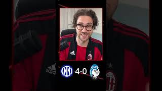 Inter SMASH Atalanta 40 😡 AC Milan Fan REACTS acmilan intermilan seriea football [upl. by Chui]