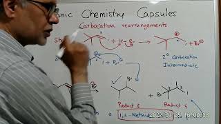 Carbocation rearrangements 2 12 methide shift [upl. by Viccora]