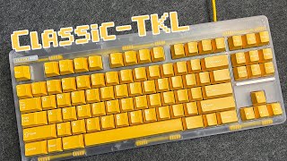 NovelKeys Classic TKL Proto Yellow Build and Sound Test [upl. by Krischer]