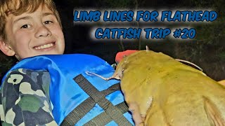 Limb Lines For Flathead Catfish On The Altamaha River Trip 20 [upl. by Lusty]