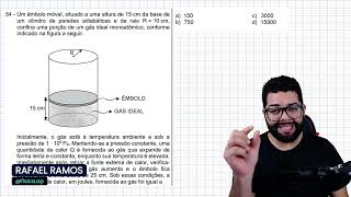 AFA 2025  Termodinâmica Questão 54  VERSÃO A [upl. by Enrak]