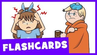 Illnesses  Talking Flashcards [upl. by Yenwat]