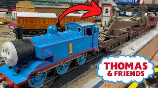 Hornby R306 Breakdown Crane Thomas the Tank Engine and more trains HOOO [upl. by Alyehs853]