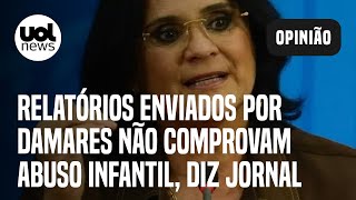 Relatórios enviados por Damares Alves não comprovam abuso infantil diz jornal [upl. by Gadmon]