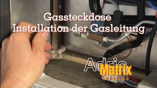 Gassteckdose im Wohnmobil 🚐Installation 🛠️ der Gasleitung [upl. by Jennilee]