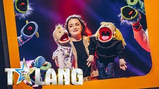 Stephanie och Cecilia lockar till skratt i Talang 2018  Talang TV4 [upl. by Akitnahs]