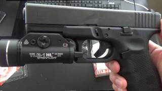 Streamlight TLR 1 Review  Install on Glock 19 [upl. by Eimor95]