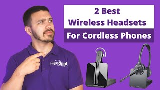 2 Best Wireless Headsets For Cordless Phones [upl. by Sregor]